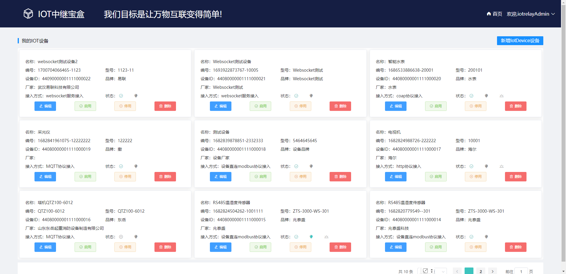 IOT中继宝盒